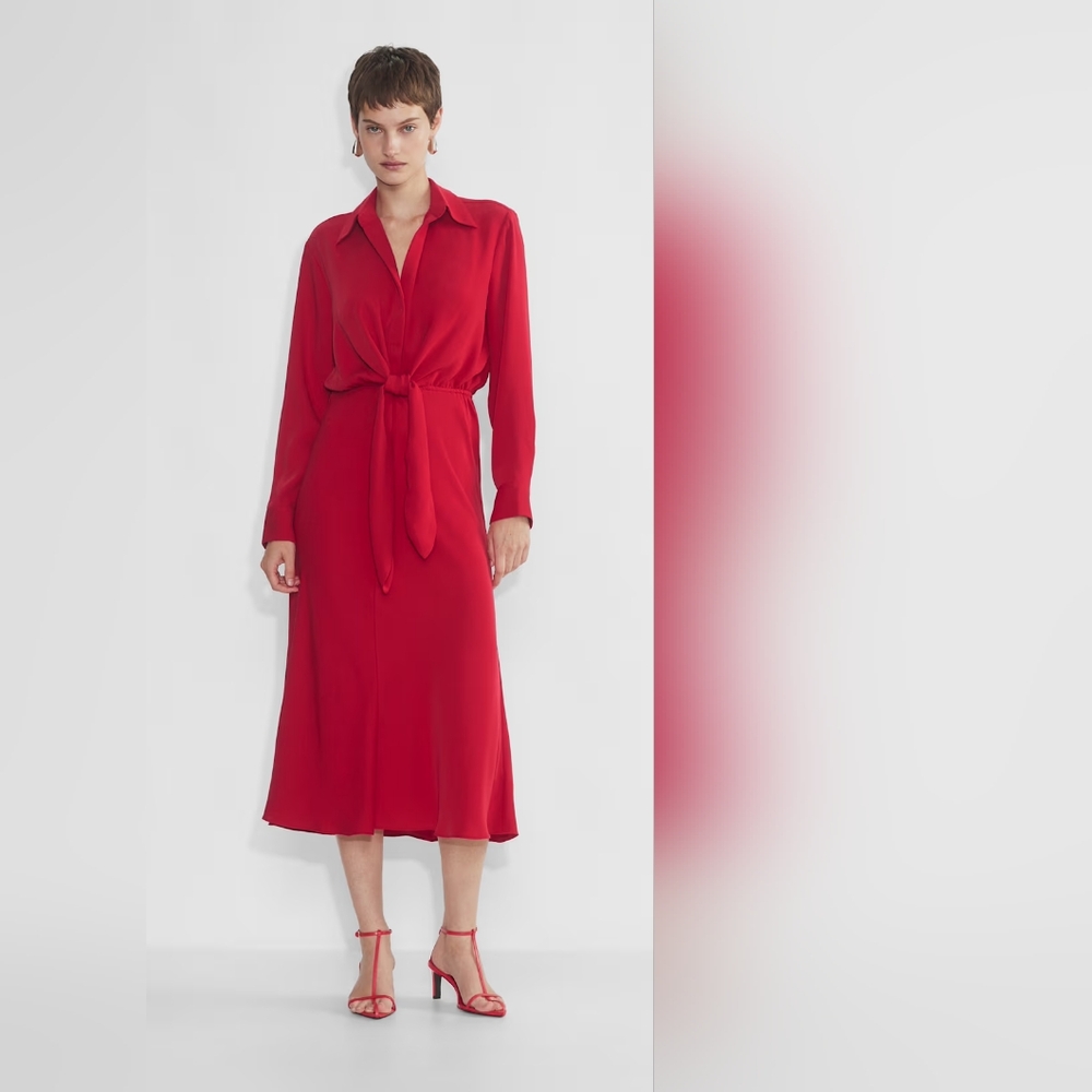 Artizia Brand New - Elegant Red Midi Dress